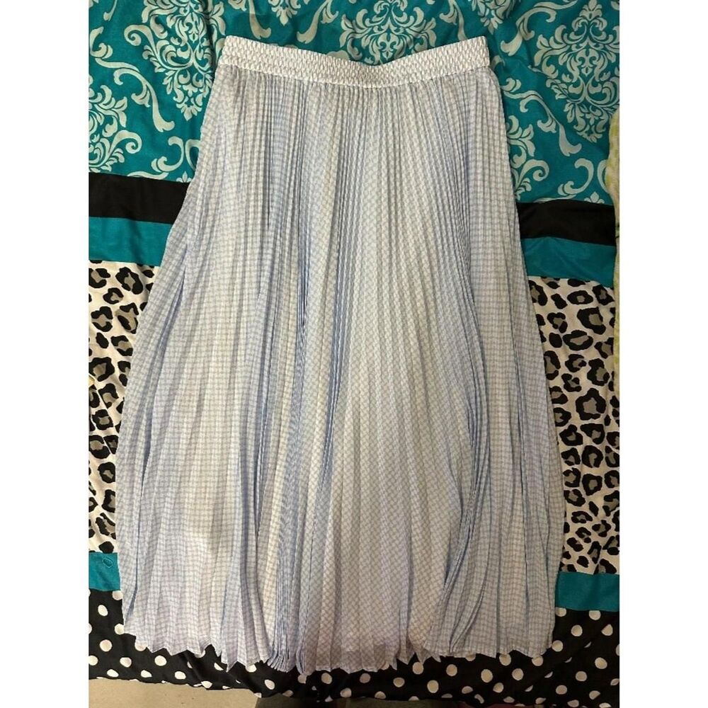 Unbranded Women's Blue and White Skirt